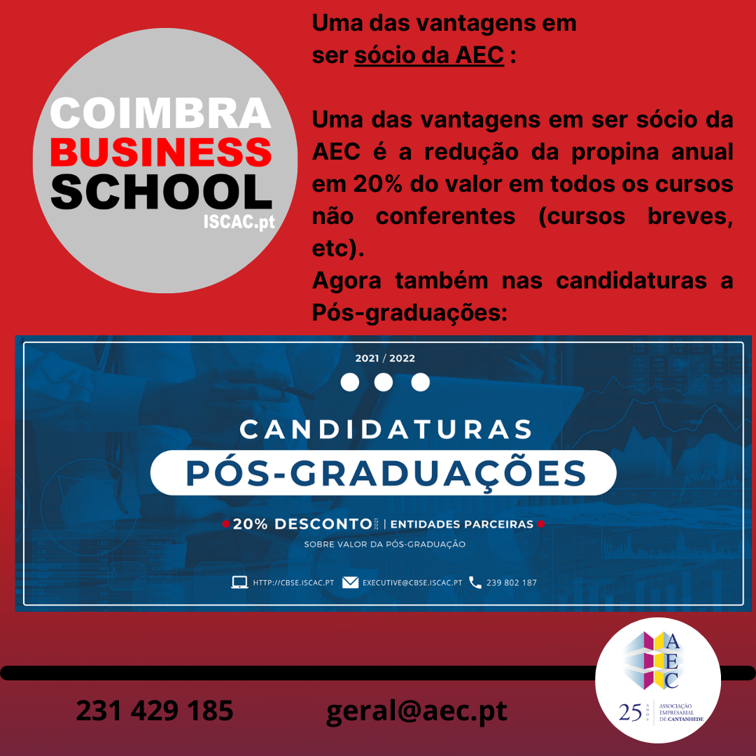 Protocolo com ISCAC, Coimbra Business School