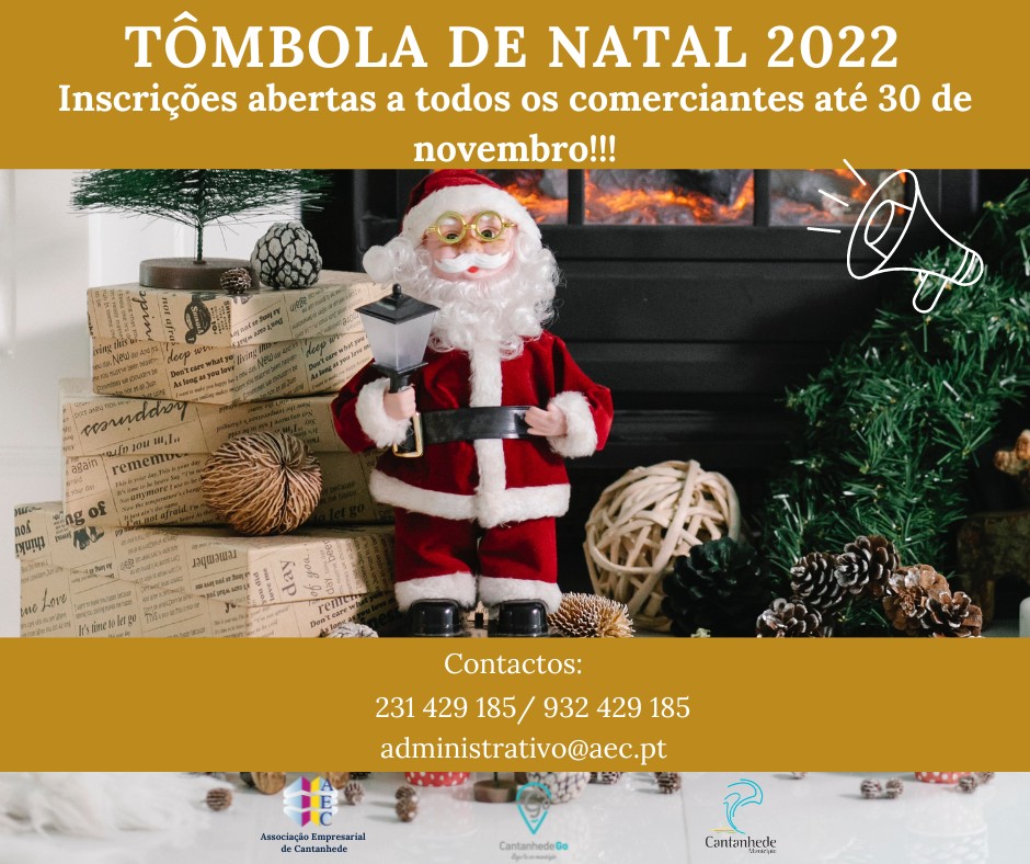 Inscrições para a Tômbola de Natal 2022 abertas!!!